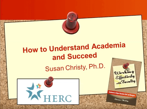 Webinar recording - How to Understand Academia and Succeed