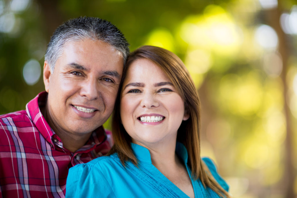 Portrait of a mature smiling couple