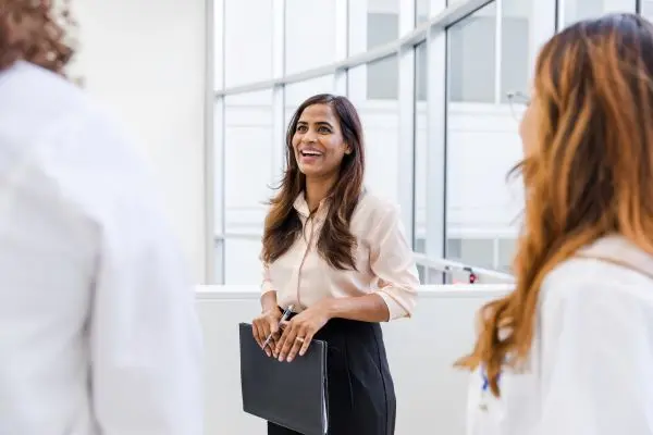 Women in Leadership: A higher ed professional engages in conversation with peers