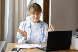 Requesting Accommodations: Job candidate participating in a virtual job interview