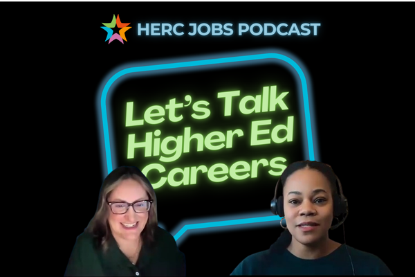 Let's Talk Higher Ed Careers Episode 1 Cover