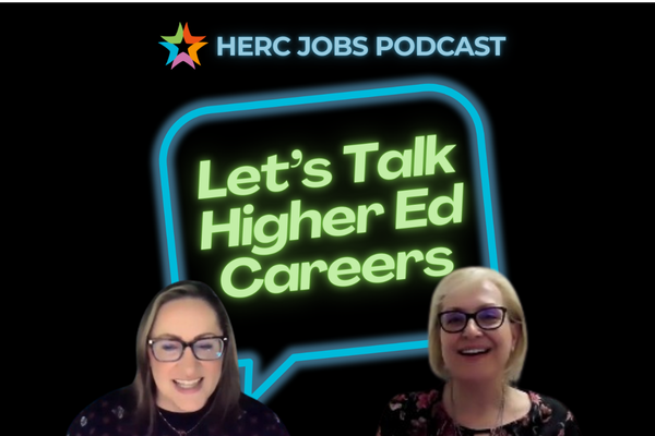 Let's Talk Higher Ed Careers Episode 2 Cover