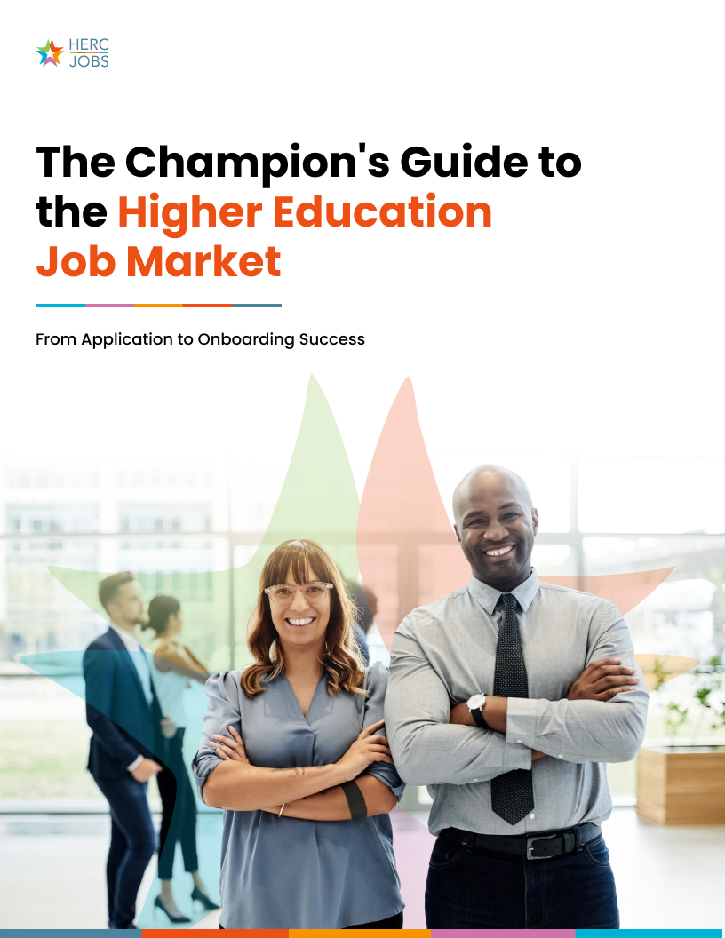 The Champion's Guie to the Higher Education Job Market Ebook Cover