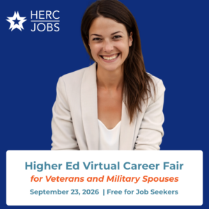 Higher Ed Virtual Career Fair for Veterans and Military Spouses September 23, 2026, Free for Job Seekers