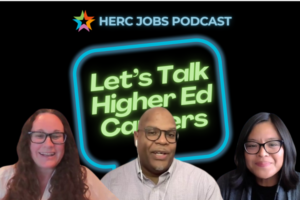 Let's Talk Higher Ed Careers Episode 9 Cover