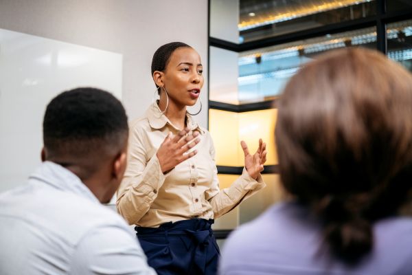 A higher ed professional leading a team with neurodivergent members